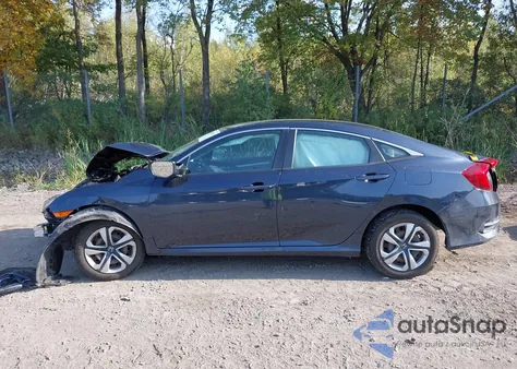 2017 Honda Civic Lx from USA, damaged, VIN 19XFC2F53HE214080